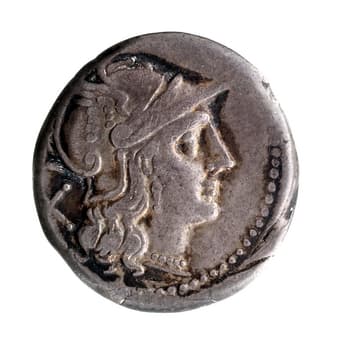 Silver Denarius of Roman Republic, Rome, 189 BCE–180 BCE