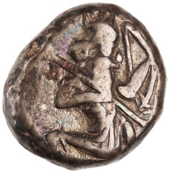 Silver Siglos of Achaemenid Empire, Sardis, 500 BCE–400 BCE