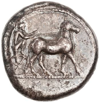 Silver Tetradrachm, Messana, 480 BCE–478 BCE