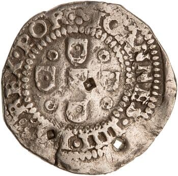 Silver 1/2 tostao of John IV of Portugal, Portugal, 1640–1656