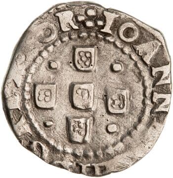 Silver 1/2 tostao of John IV of Portugal, Portugal, 1640–1656
