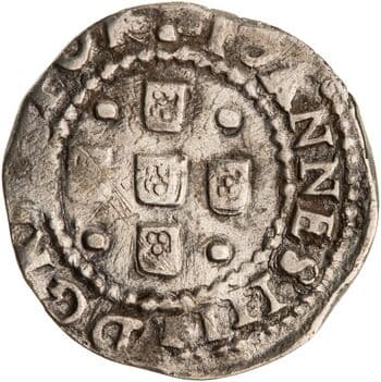 Silver 1/2 tostao of John IV of Portugal, Évora, 1640–1656