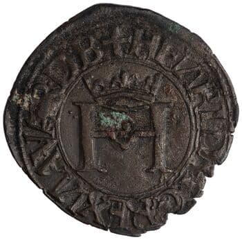 Billon liard of Henry II, Navarre (lower), 1516–1555